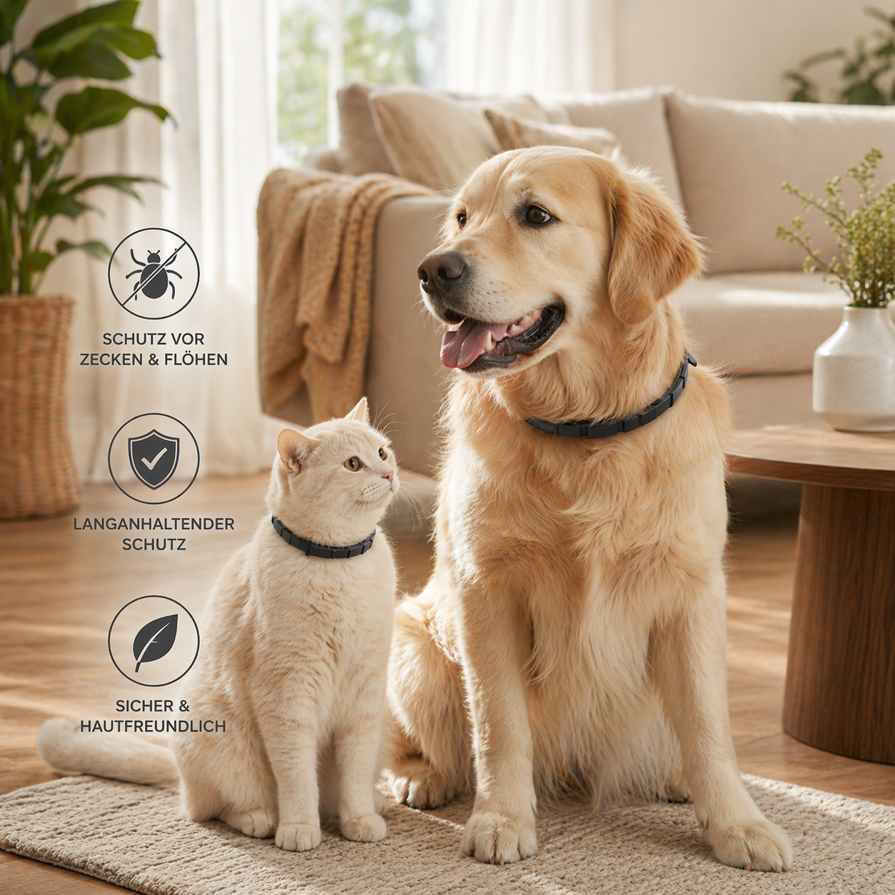 Zecken- & Flohschutz Halsband für Hunde & Katzen – Praktische Lösung für den Alltag