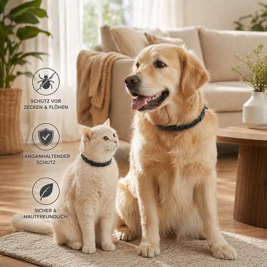 Zecken- & Flohschutz Halsband für Hunde & Katzen – Praktische Lösung für den Alltag